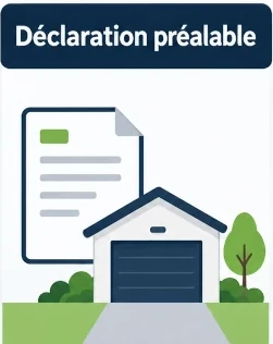 Déclaration préalable pour un garage
