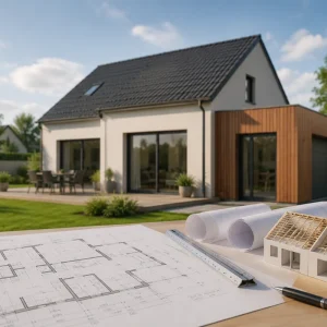 Extension maison permis de construire plans dossier complet
